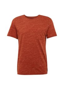 Tom Tailor, Herren T-Shirt 'colour slub tee', Orangerot