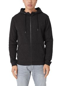 Q/S Designed By, Herren Hoodie-Jacke, Schwarz