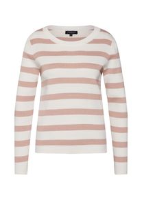 Selected Femme, Damen Pullover, Rosa / Wei&szlig;