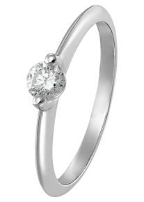 Christ, Damen Ring, Silber / Wei&szlig;