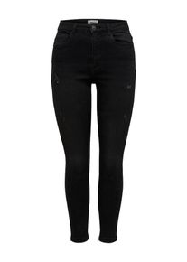 Only, Damen Jeans, Schwarz