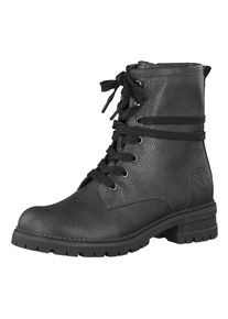s.Oliver RED LABEL, Damen Schn&uuml;rstiefeletten, Schwarz / Silber