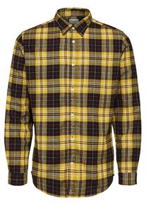 Selected Homme, Herren Hemd, Honig / Rot / Schwarz / Wei&szlig;