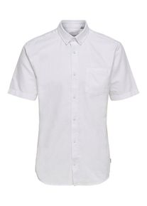 Only & Sons Only & Sons, Herren Hemd, Wei&szlig;