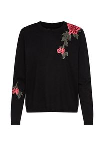 Only, Damen Pullover, Rot / Schwarz