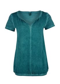 Q/S Designed By, Damen O-Shape-Shirt, Petrol