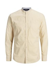 Jack & Jones JACK & JONES, Herren Hemd, Goldgelb / Wei&szlig;