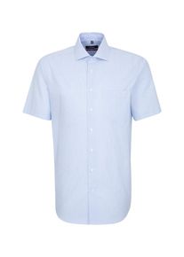 Seidensticker, Herren Hemd, Hellblau / Wei&szlig;