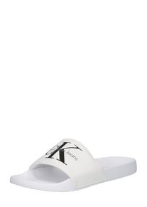 Calvin Klein Jeans, Herren Pantoletten, Weiß