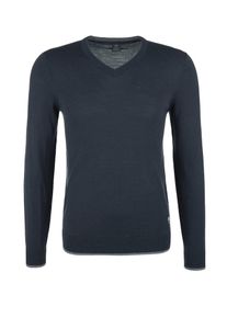 s.Oliver RED LABEL, Herren Pullover, Nachtblau / Taubenblau