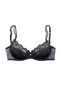 s.Oliver RED LABEL, Damen Push-up-BH, Schwarzmeliert