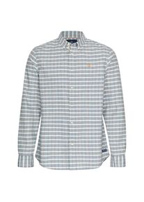 Scotch & Soda SCOTCH & SODA, Herren Shirt 'Chambray', Grau / Hellgrau / Apricot