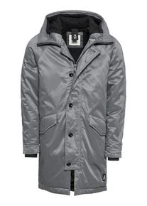 Tom Tailor Denim, Herren Parka, Silbergrau
