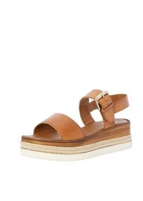 Dune LONDON, Damen Sandale 'KAZE', Cognac