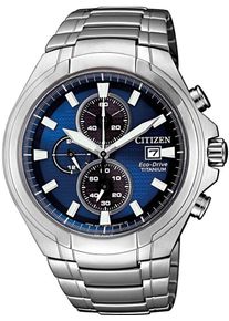 Citizen, Herren Chronograph 'CA0700-86L', Dunkelblau / Silber