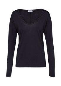 Filippa K, Damen Langarmshirt 'Scoop Neck Long Sleeve Top', Navy