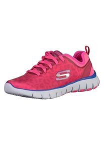 Skechers, Damen Schn&uuml;rer, Blau / Cyclam / Dunkelpink / Wei&szlig;
