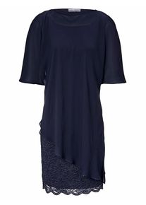 Heine, Damen Spitzenkleid Lagen-Look, Nachtblau