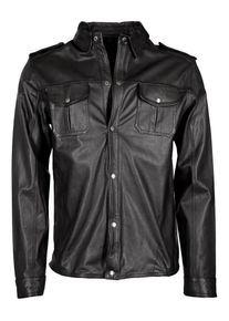 Mustang, Herren Lederjacke 'Knox', Schwarz