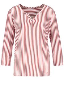 Gerry Weber, Damen T-Shirt, Hellbeige / Rot / Weiß