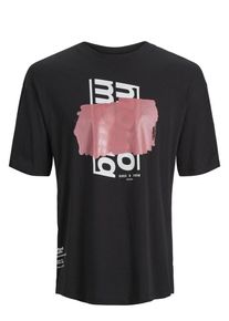 Jack & Jones JACK & JONES, Herren Oversize T-Shirt, Schwarz