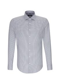 Seidensticker, Herren Hemd, Grau / Wei&szlig;