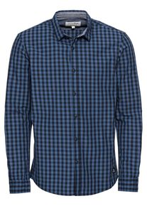 Tom Tailor Denim, Herren Hemd 'multicolor vichy shirt', Blau