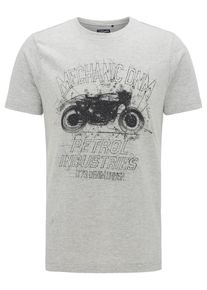 PETROL INDUSTRIES, Herren T-Shirt, Grau / Schwarz