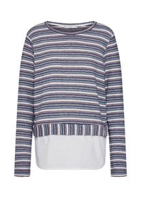 EDC by Esprit, Damen Shirt, Creme / Blau / Grau