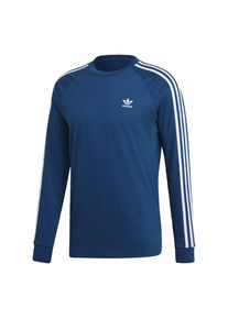adidas originals, Herren Langarmshirt '3 Stripe', Marine / Weiß
