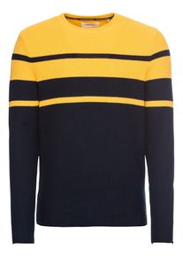 Marc O'Polo Marc O'Polo DENIM, Herren Pullover, Dunkelblau / Gelb
