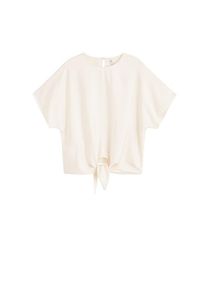 Mango, Damen Bluse 'Roxane2', Wollweiß