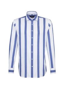 Seidensticker, Herren Hemd 'Tailored', Blau / Wei&szlig;