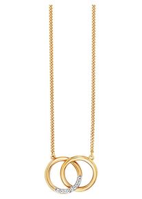 CAI Caï, Damen Kette, Gold / Weiß
