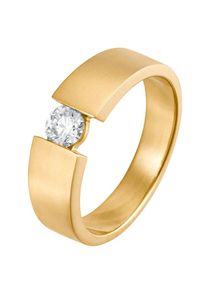 Christ, Damen Ring, Gold / Weiß