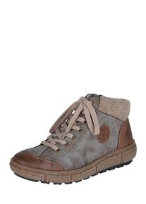 Rieker, Damen Sneaker, Braun / Hellbraun / Grau