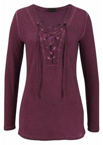 Laura Scott, Damen Langarmshirt, Beere