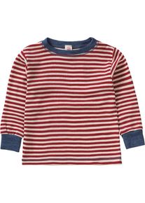 Engel, M&auml;dchen Pullover, Blue Denim / Rot / Wei&szlig;