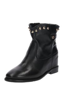 Tommy Hilfiger, Damen Bootie 'ROUND STUD WEDGE', Schwarz