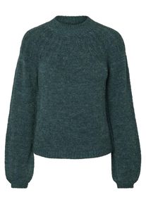 Pieces, Damen Pullover, Gr&uuml;nmeliert