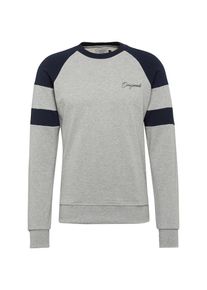Jack & Jones JACK & JONES, Herren Sweatshirt 'JORFRED SWEAT CREW NECK', Nachtblau / Hellgrau
