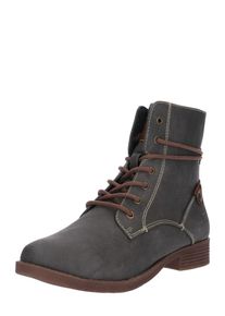 Tom Tailor, Damen Schn&uuml;r-Boot, Basaltgrau