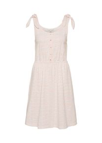 Tom Tailor Denim, Damen Kleid, Hellgrau / Koralle / Weiß