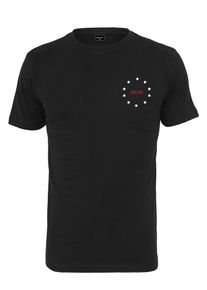 Mister Tee, Herren T-Shirt 'Moskau', Rot / Schwarz / Weiß