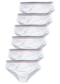 H.I.S. H.I.S, Damen Slips (6 Stck.), Wei&szlig;