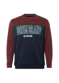 Tom Tailor Denim, Herren Sweatshirt, Dunkelblau / Dunkelgrün / Dunkelrot / Weiß
