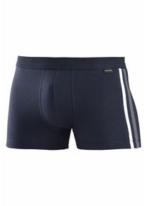Schiesser, Herren Boxer Shorts mit Kontrastpipings, Dunkelblau