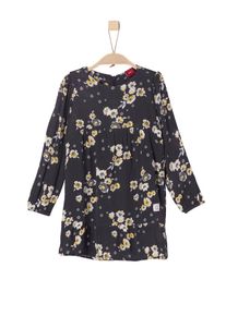 s.Oliver Junior, Mädchen Kleid, Nachtblau / Mischfarben