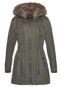 NAVIGAZIONE, Damen Parka, Rauchgrau
