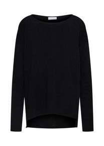 Rich & Royal Rich & Royal, Damen Pullover 'Casual Crew', Schwarz